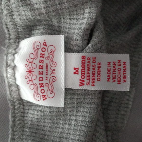 Pajama pants gray thermal sleep pants loungewear size M NWT - Picture 7 of 7